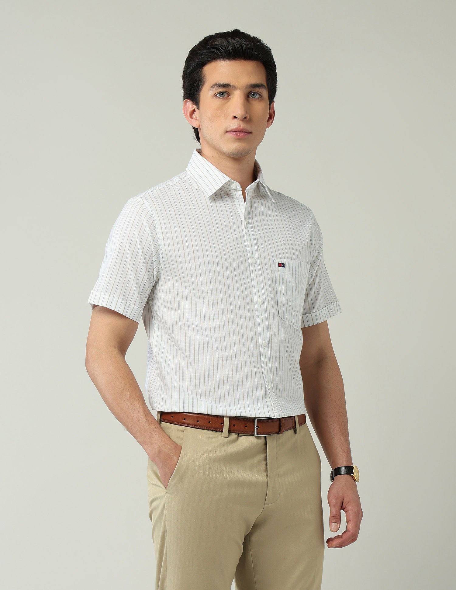 City Chronicles Modern Slim Fit Tartan Checked Shirt