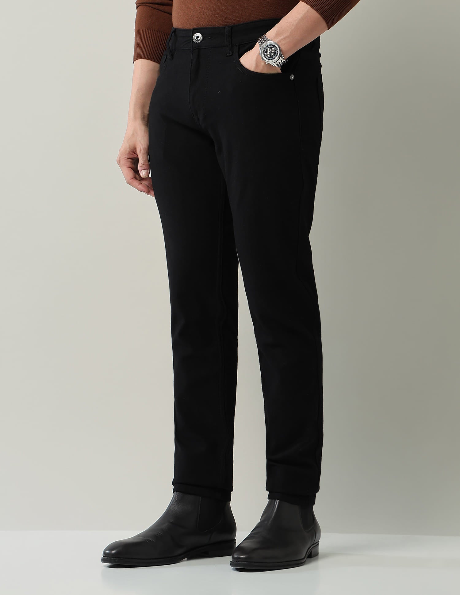 Mid Rise Slim Fit Jeans