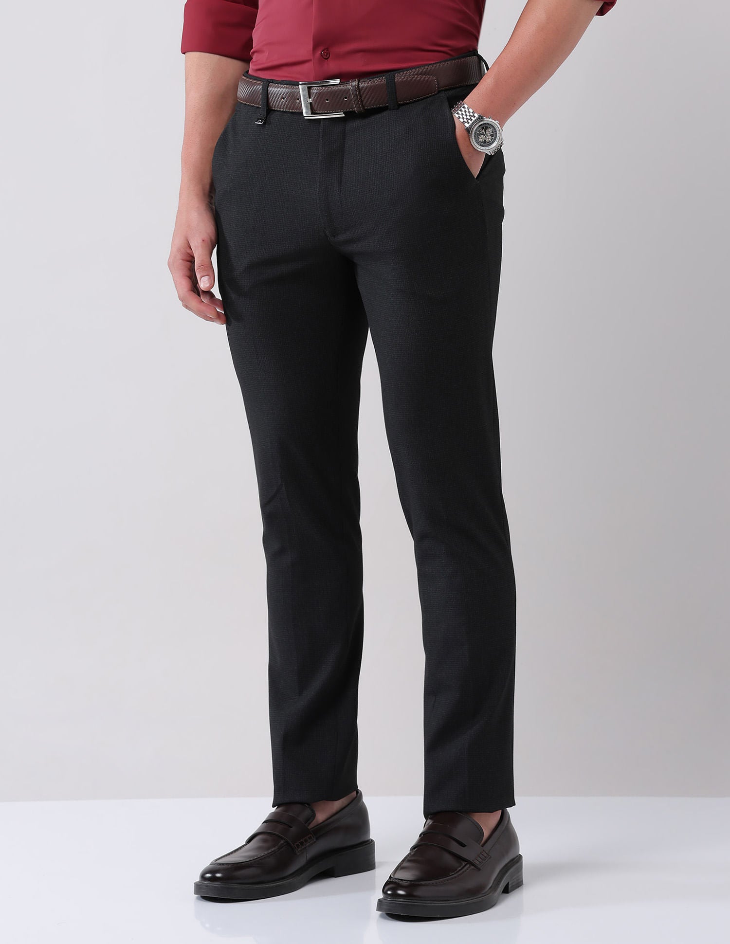 Weekday Sophistication Smart Flex Bi Stretch Slim Fit Trousers