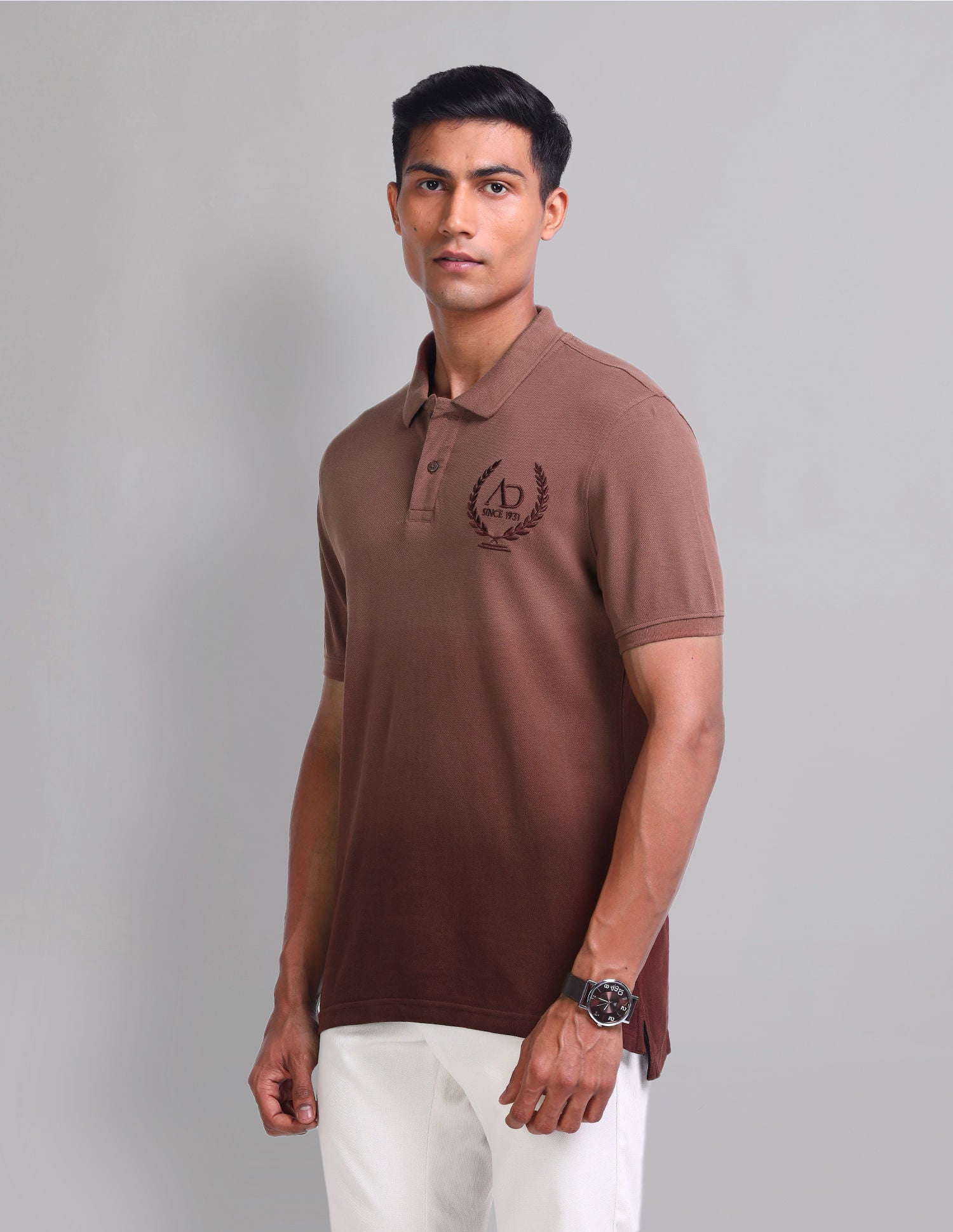 Playful Slim Fit Color Block Polo Shirt