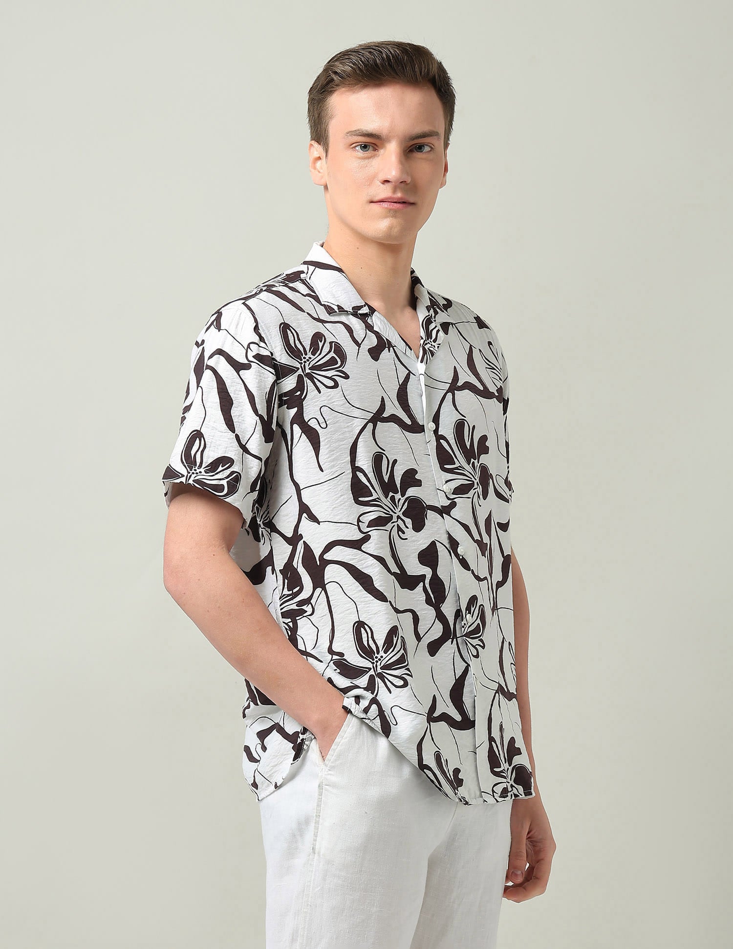 Modern Slim Fit Printed Shirt