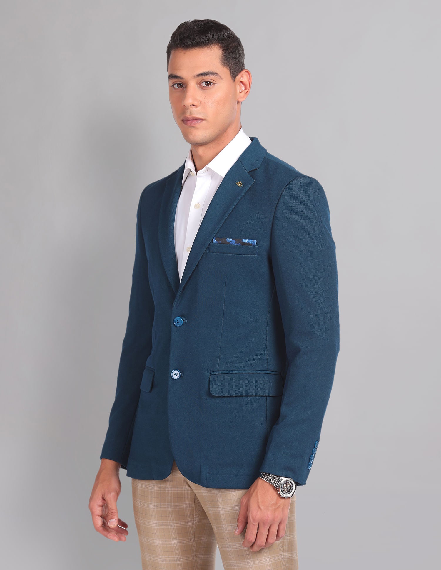 Style Core Modern Slim Fit Knit Blazer