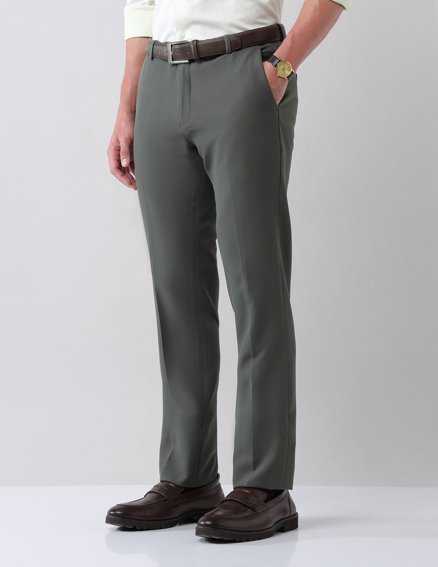 Office Hour Modern Slim Fit Formal Trousers