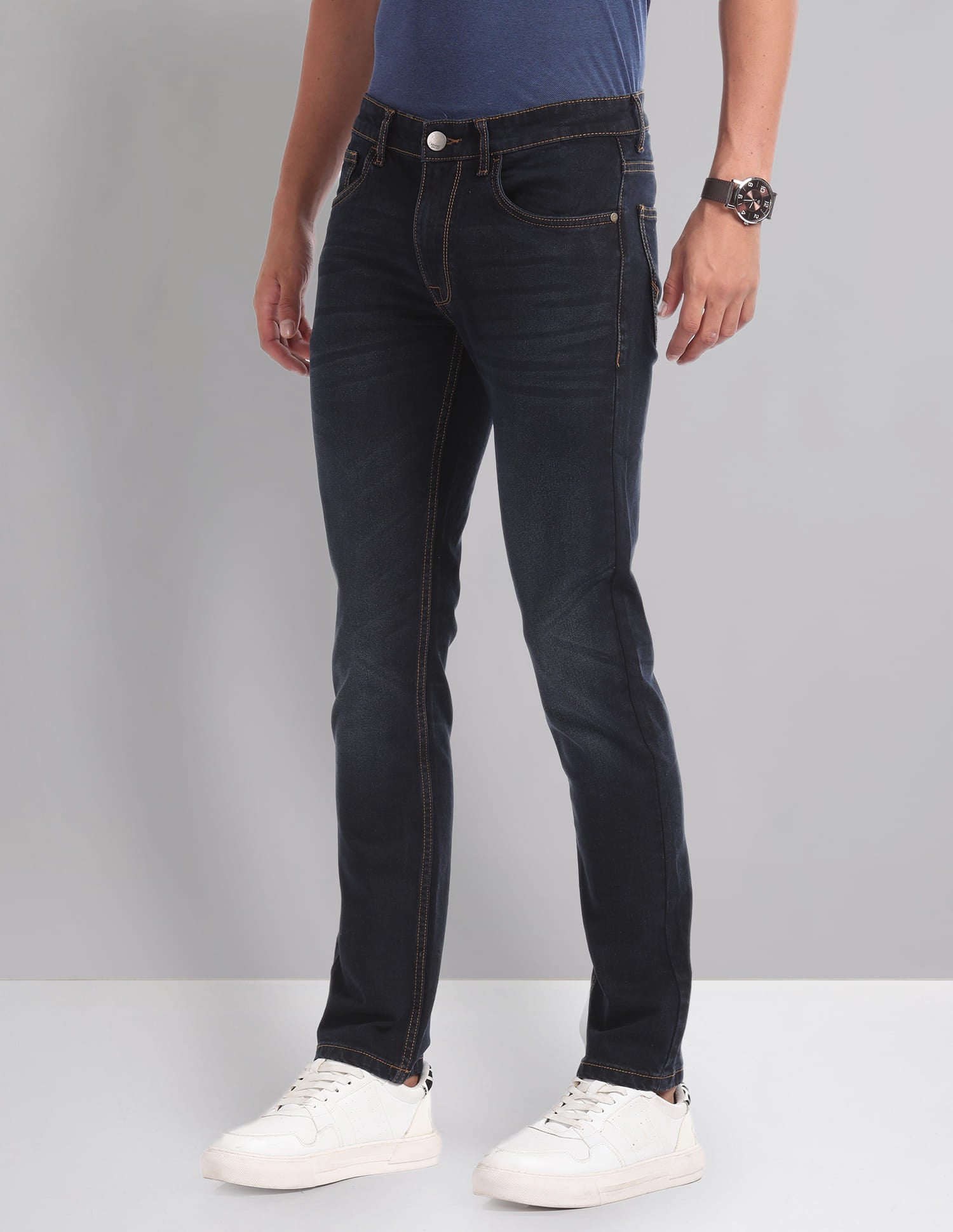 Mid Rise Skinny Fit Jeans