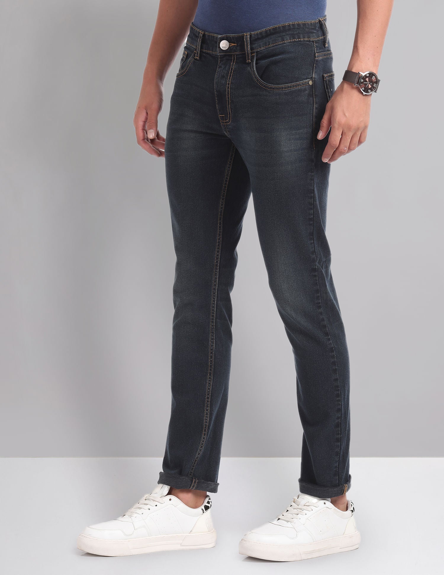 Refined Mid Rise Skinny Fit Jeans