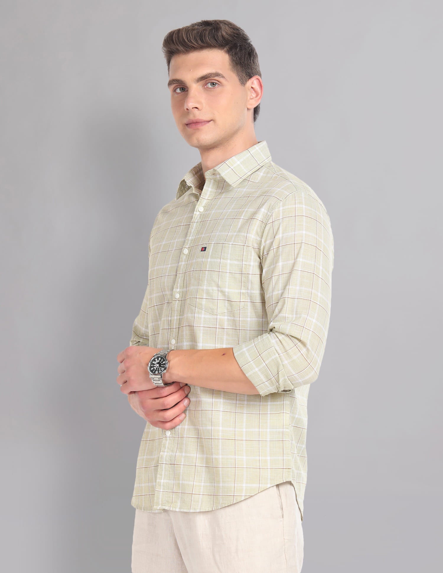 Tartan Check Pure Cotton Summer Shirt