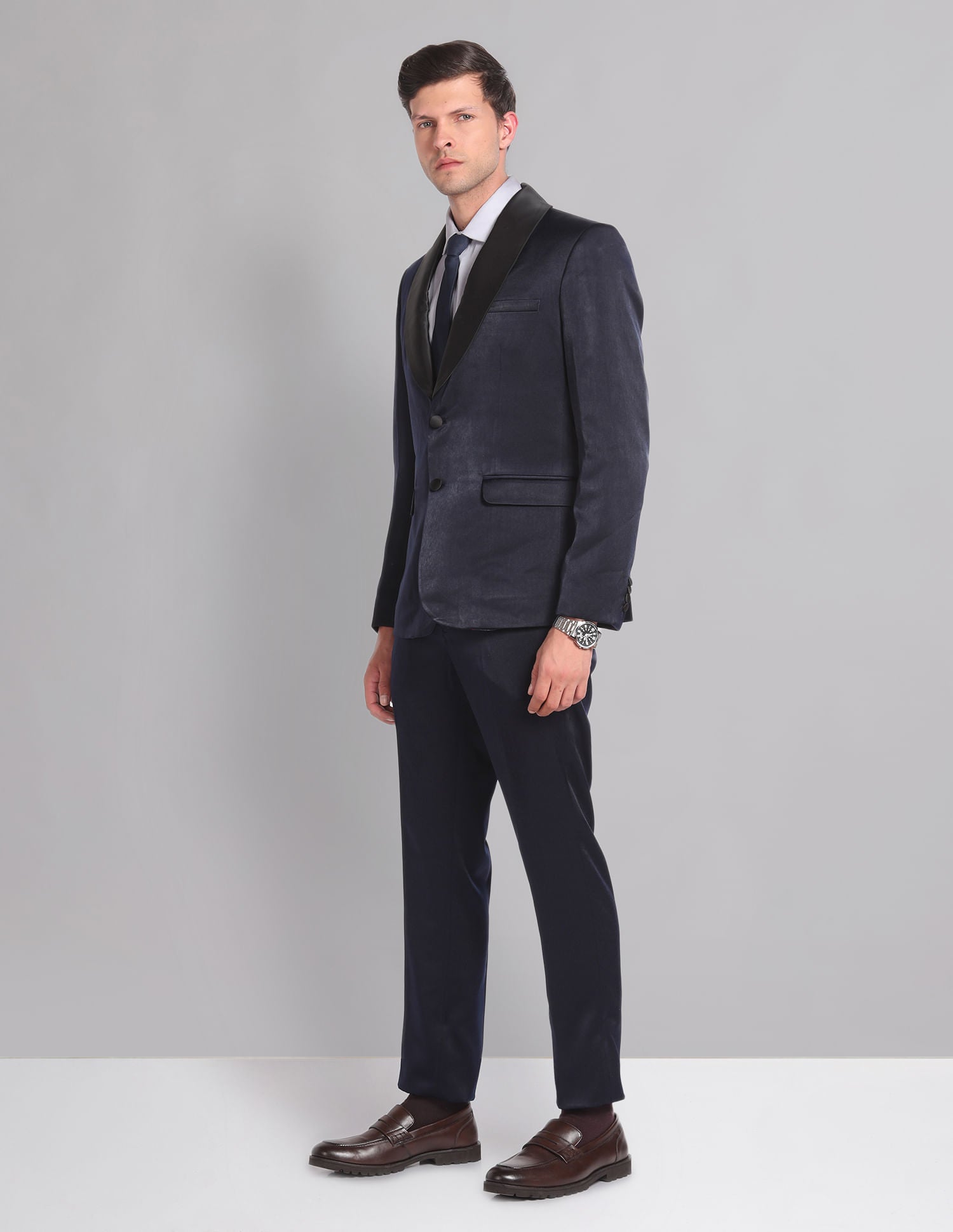 Office Classic Single Breasted Two Piece Suit