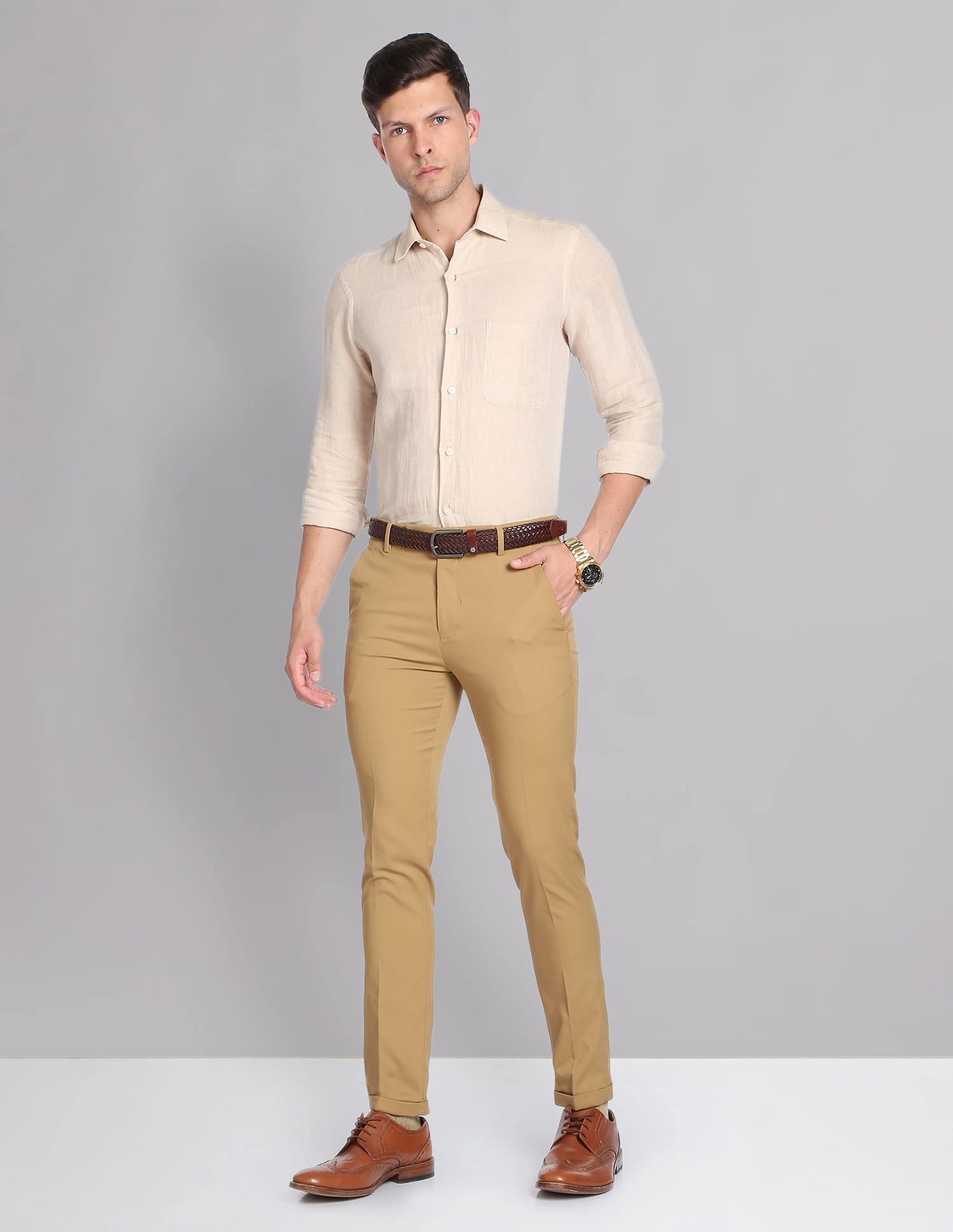 Brown Mens Trousers