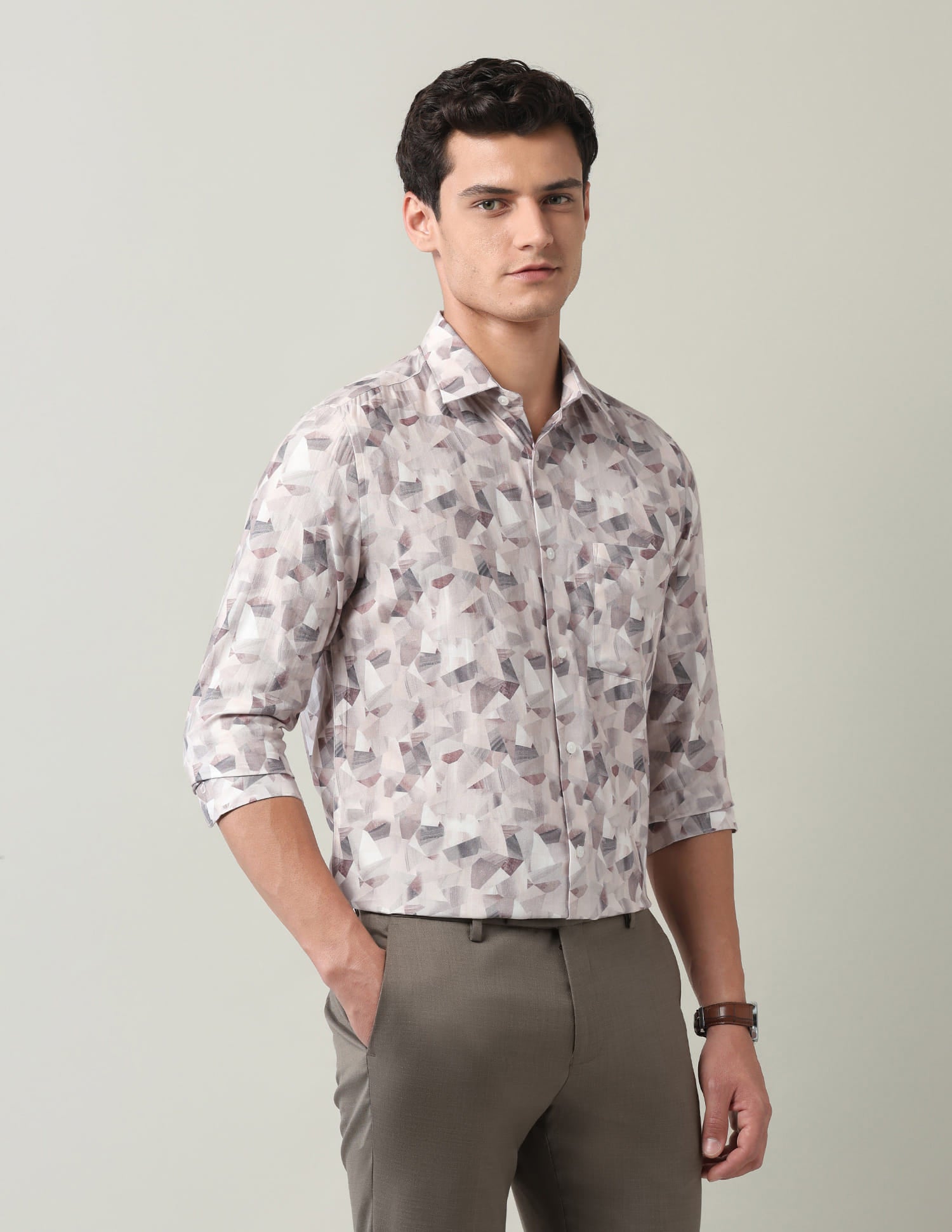 Vogue Solid Regular Fit Shirt