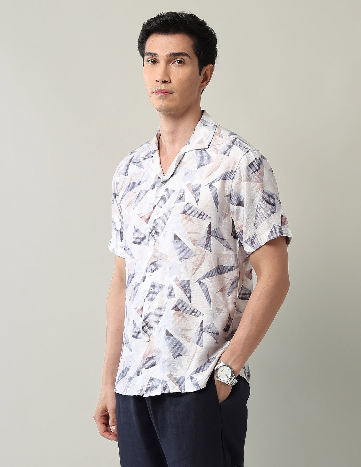 Modern Slim Fit Printed Shirt