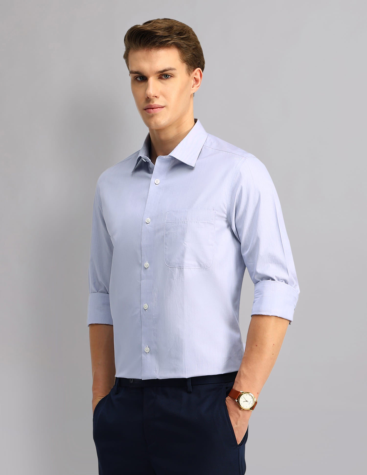 Slim Fit Denim Shirt