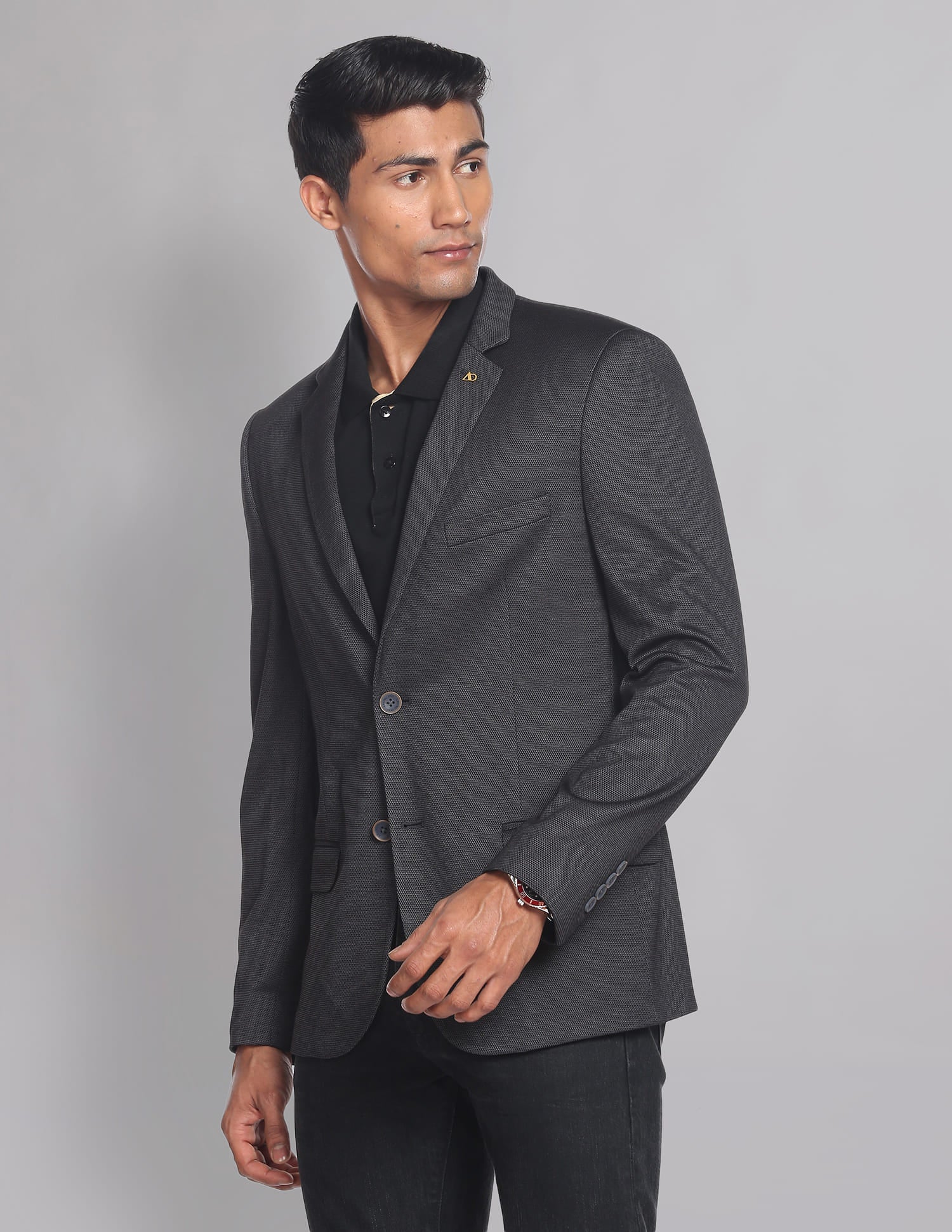 Slim Fit Patterned Blazer