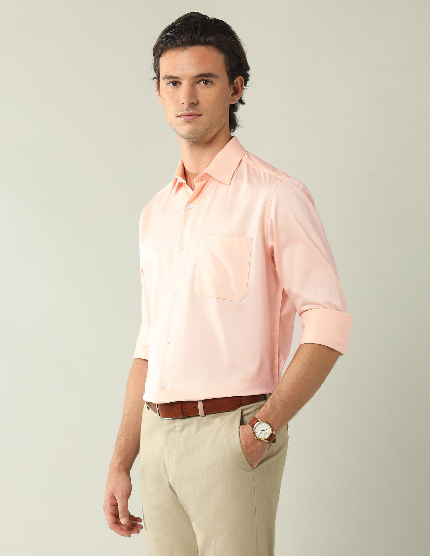 Classic Regular Fit Solid Shirt