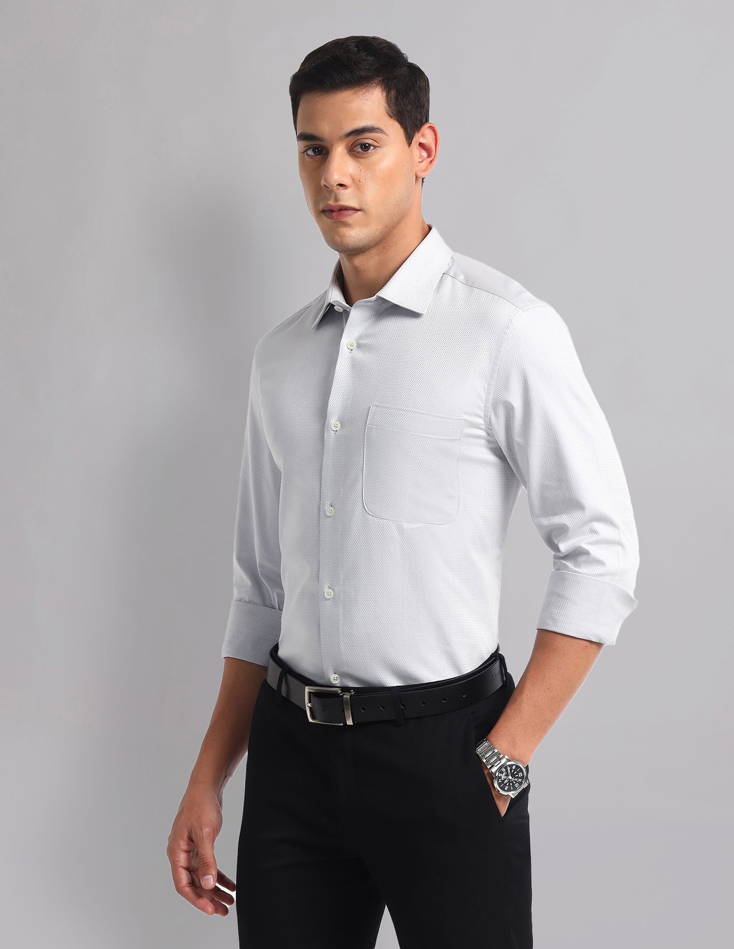 Everyday Staple Graph Check Cotton Shirt
