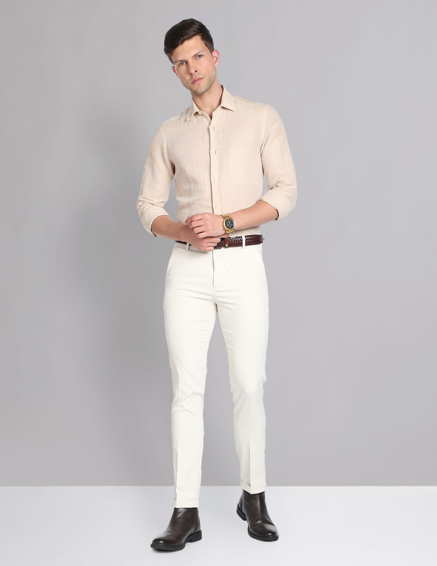 White Mens Trousers