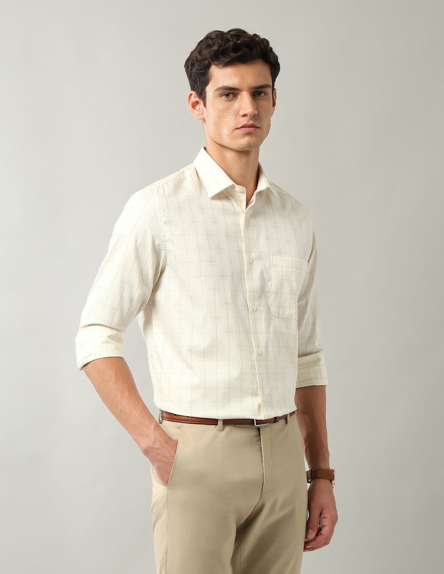 Tattersall Checked Regular Fit Shirt