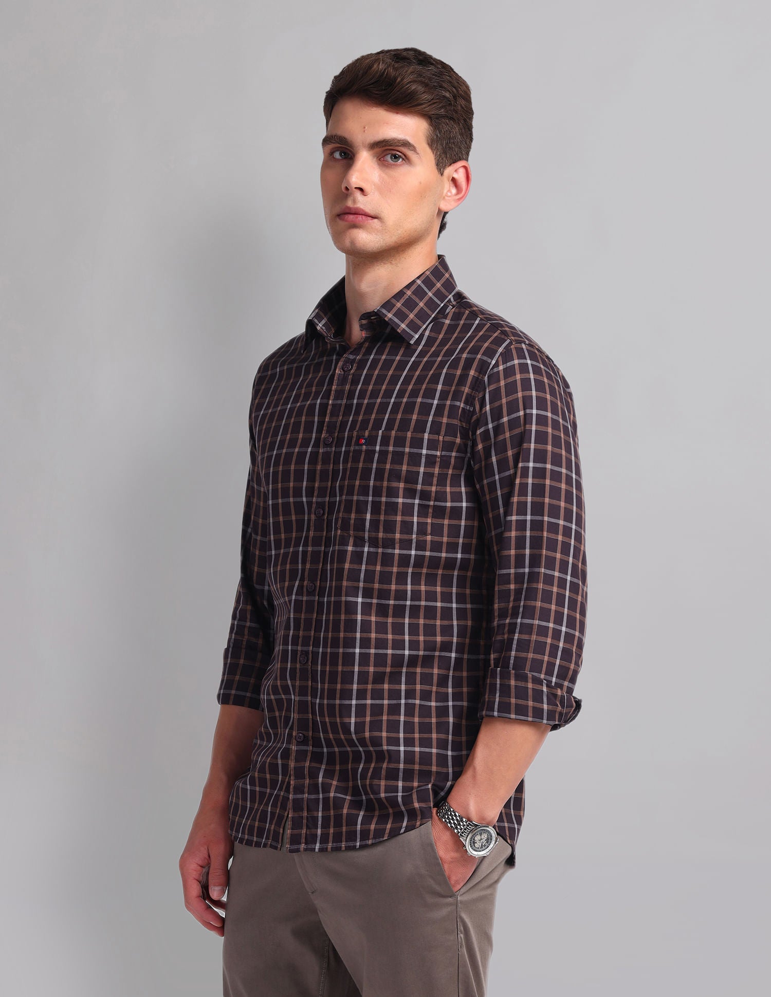 Urban Voyage Tattersall Check Cotton Shirt