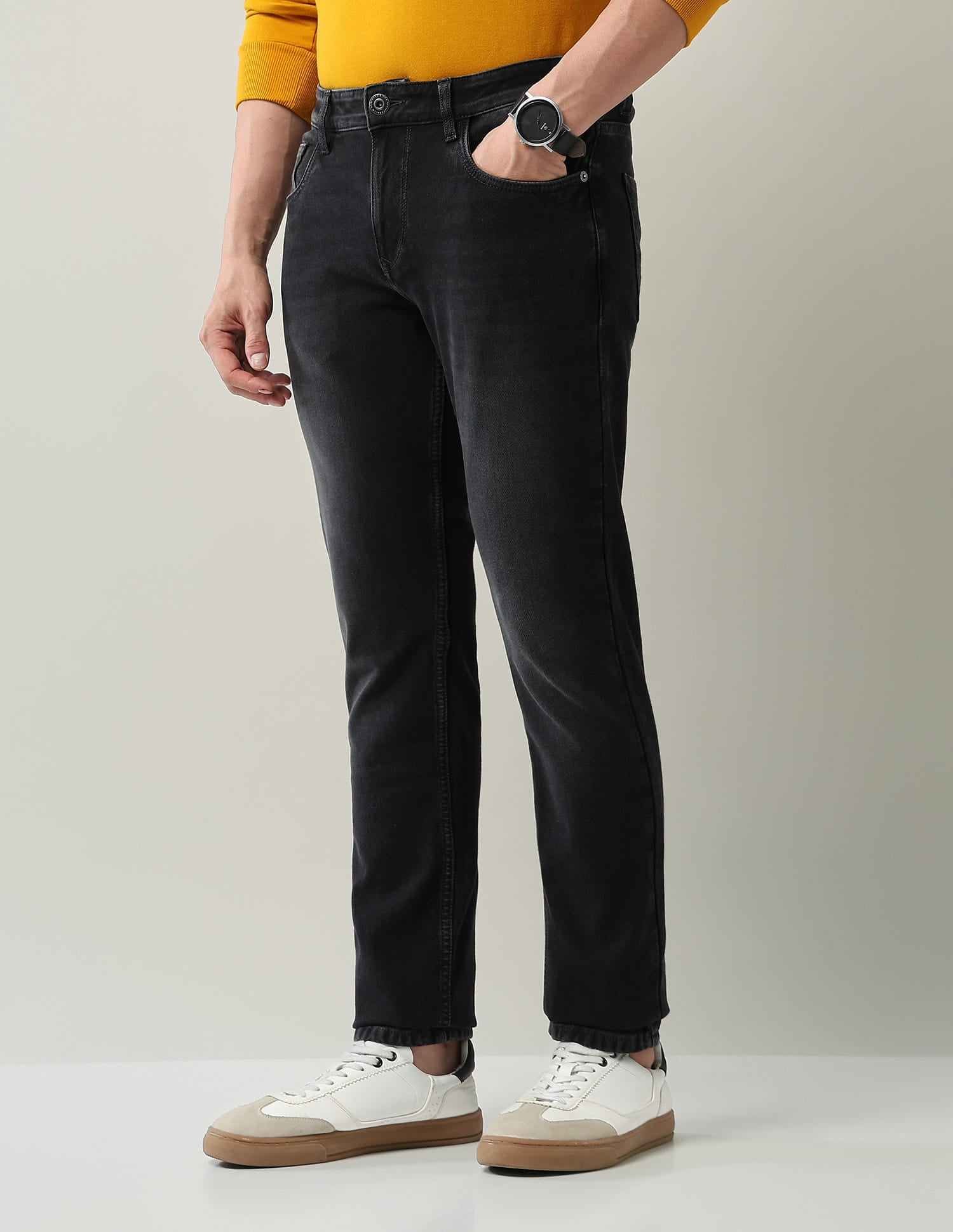 Mid Rise Slim Fit Jeans