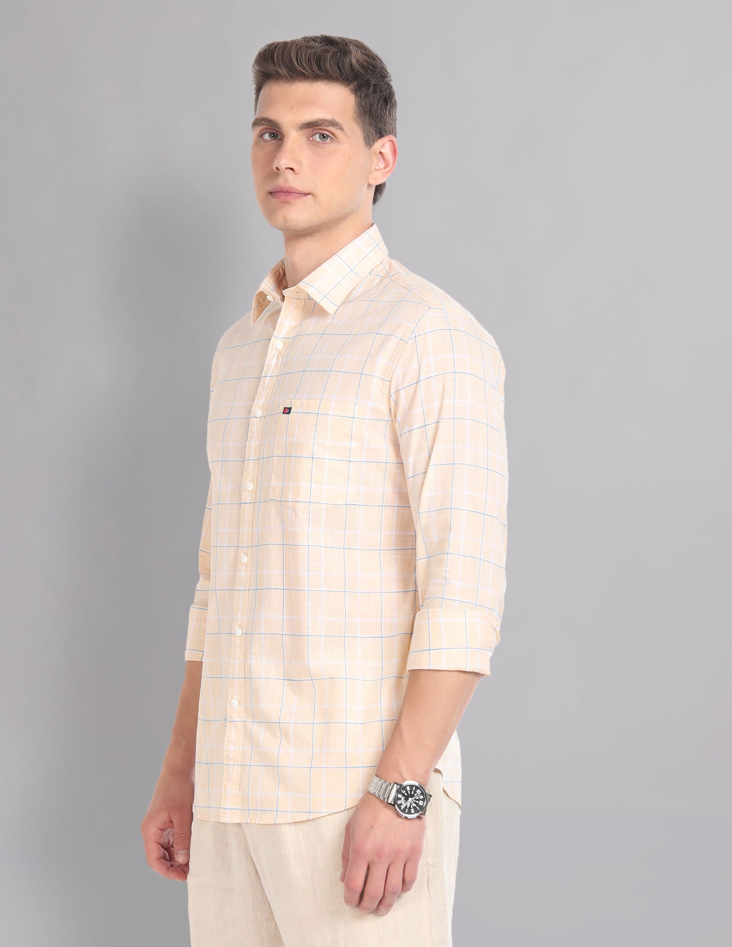 Tartan Check Pure Cotton Summer Shirt