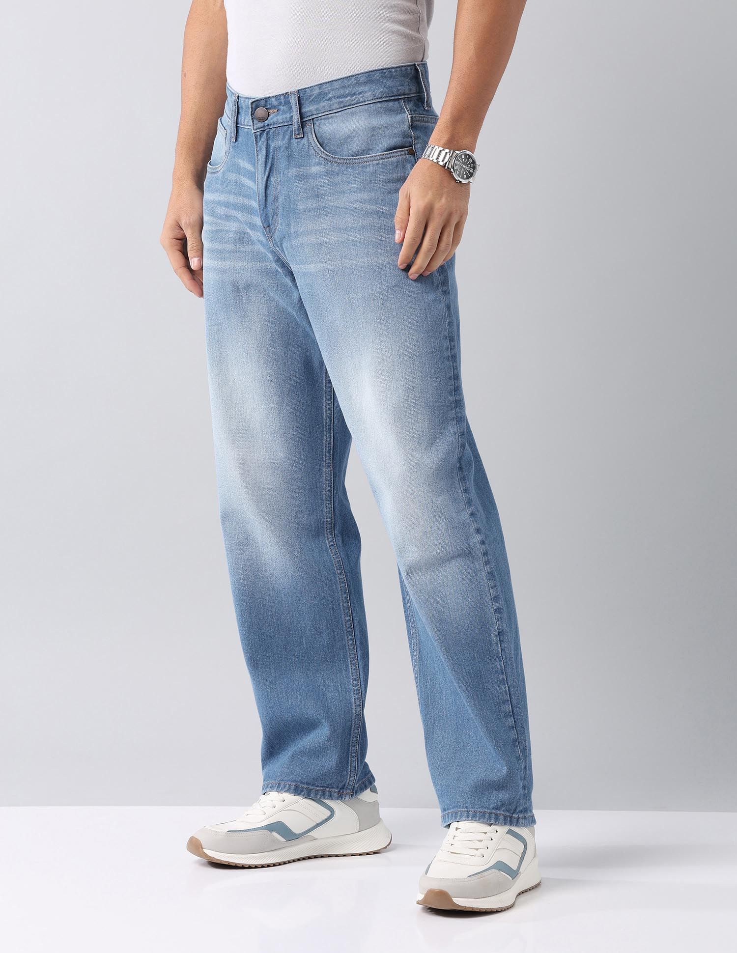 Bloom Baggy Fit Mid Rise Jeans