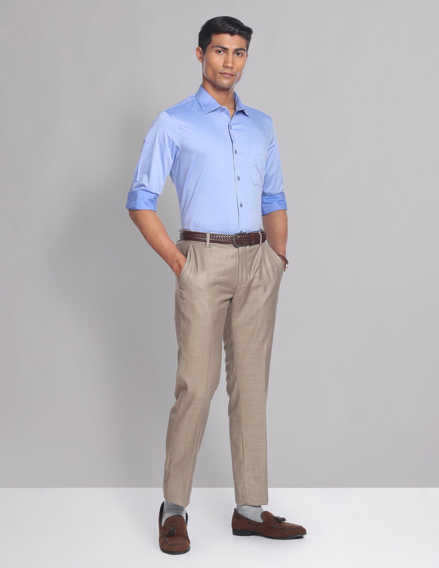 Office Staple Pure Cotton Everlast Press Formal Shirt