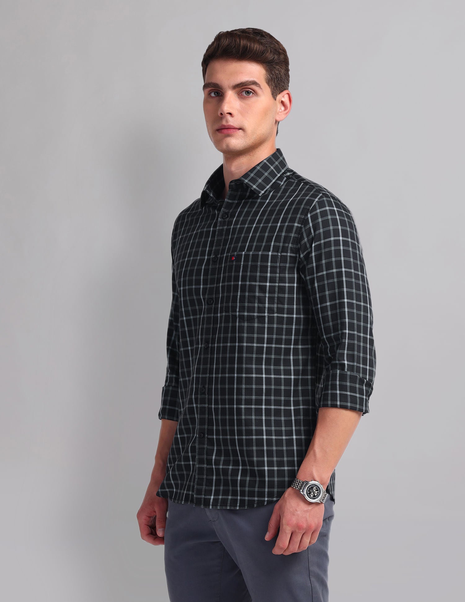 Everyday Staple Graph Check Cotton Shirt