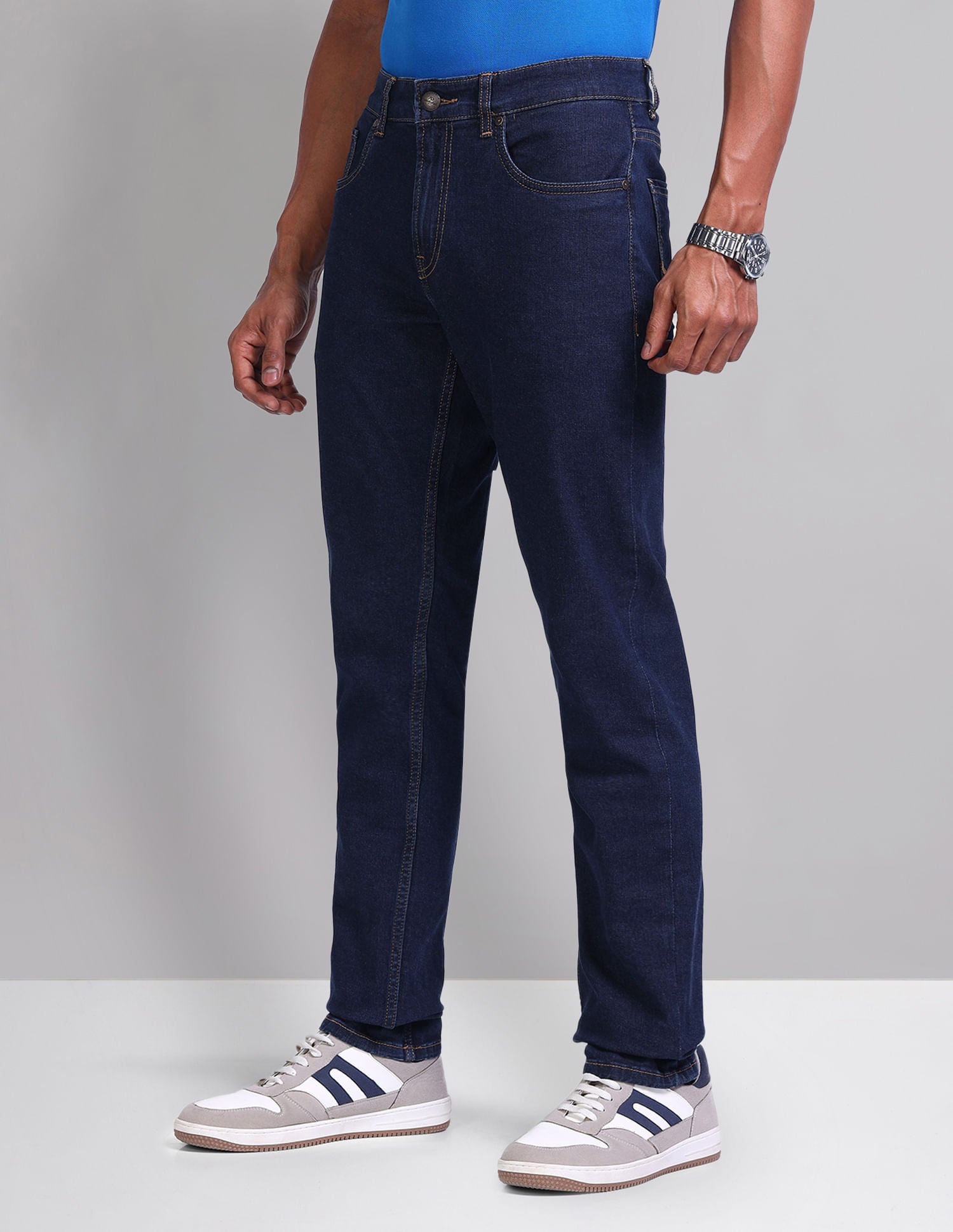 Street-Smart Stone Wash Jeans