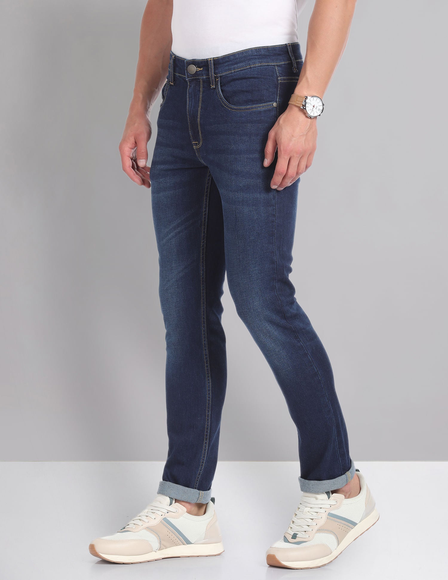 Refined Mid Rise Skinny Fit Jeans