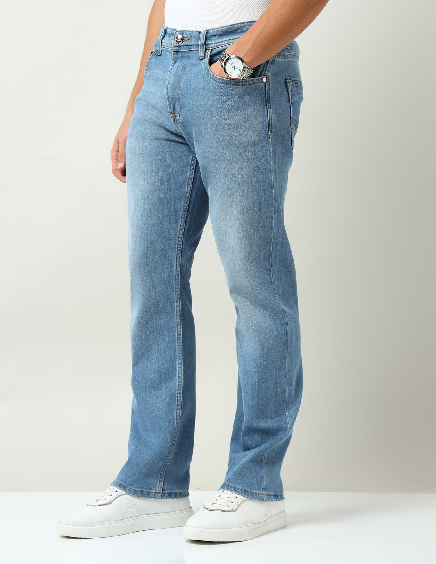 Mid Rise Comfort Slim Fit Jeans