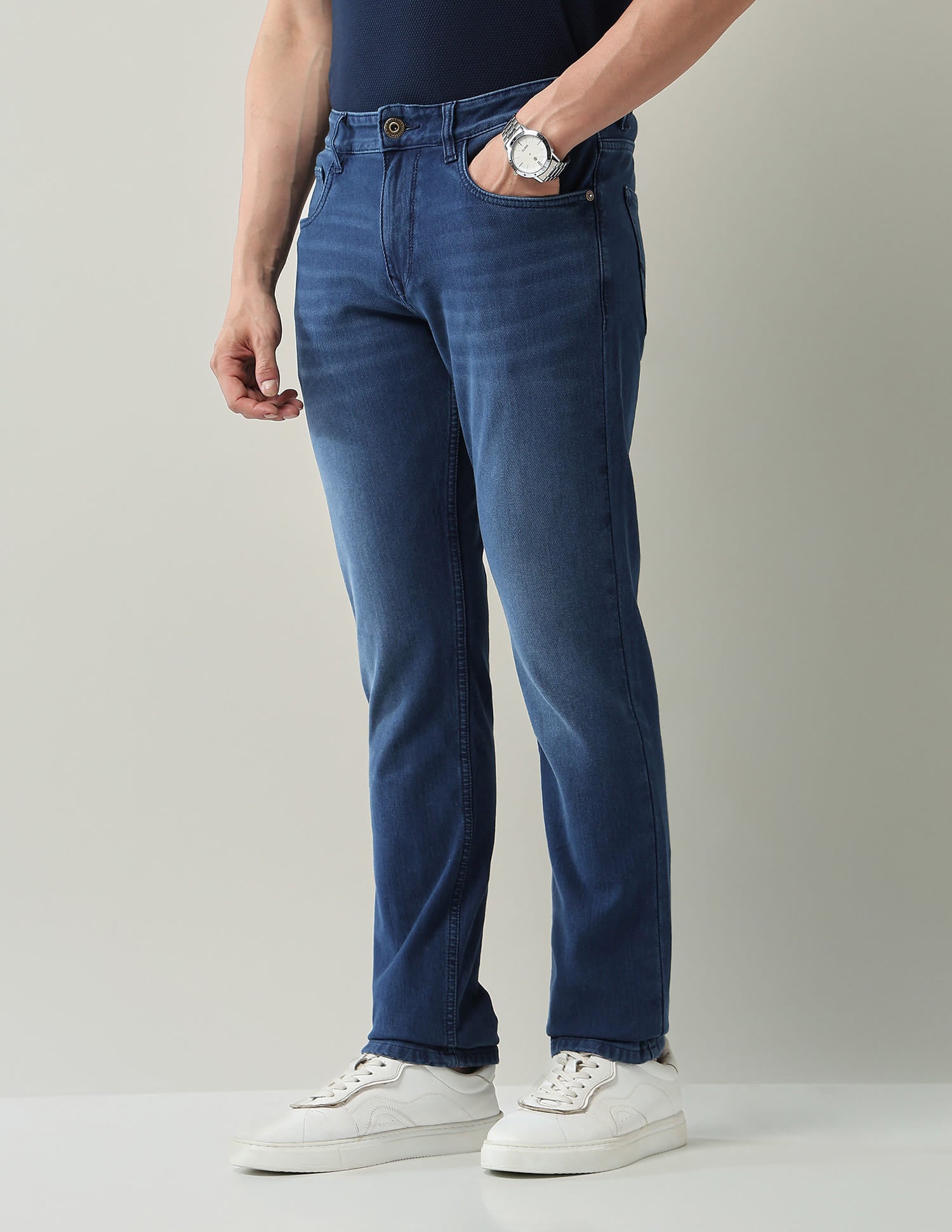 Mid Rise Slim Fit Jeans