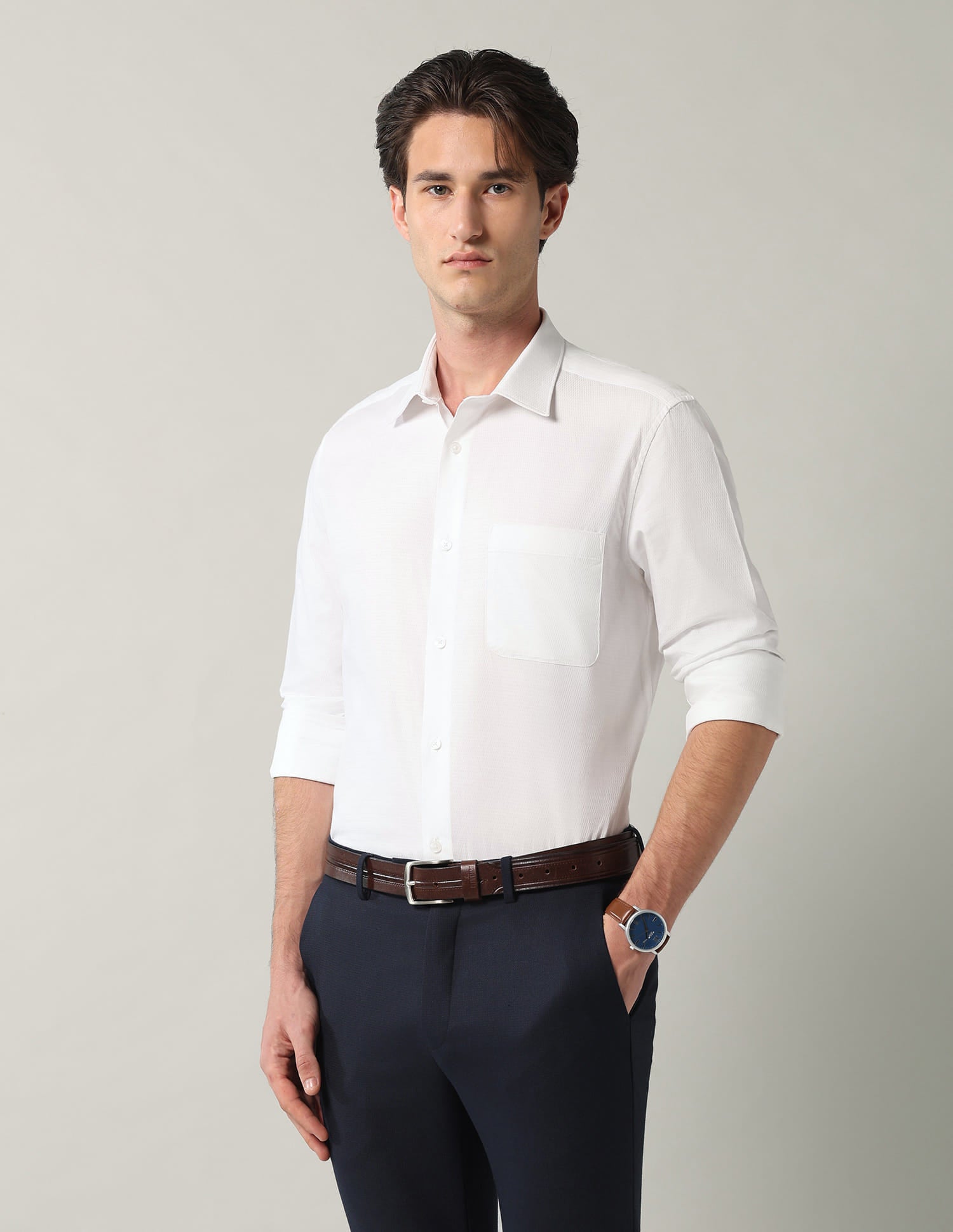 Textured Regular Fit Shirt