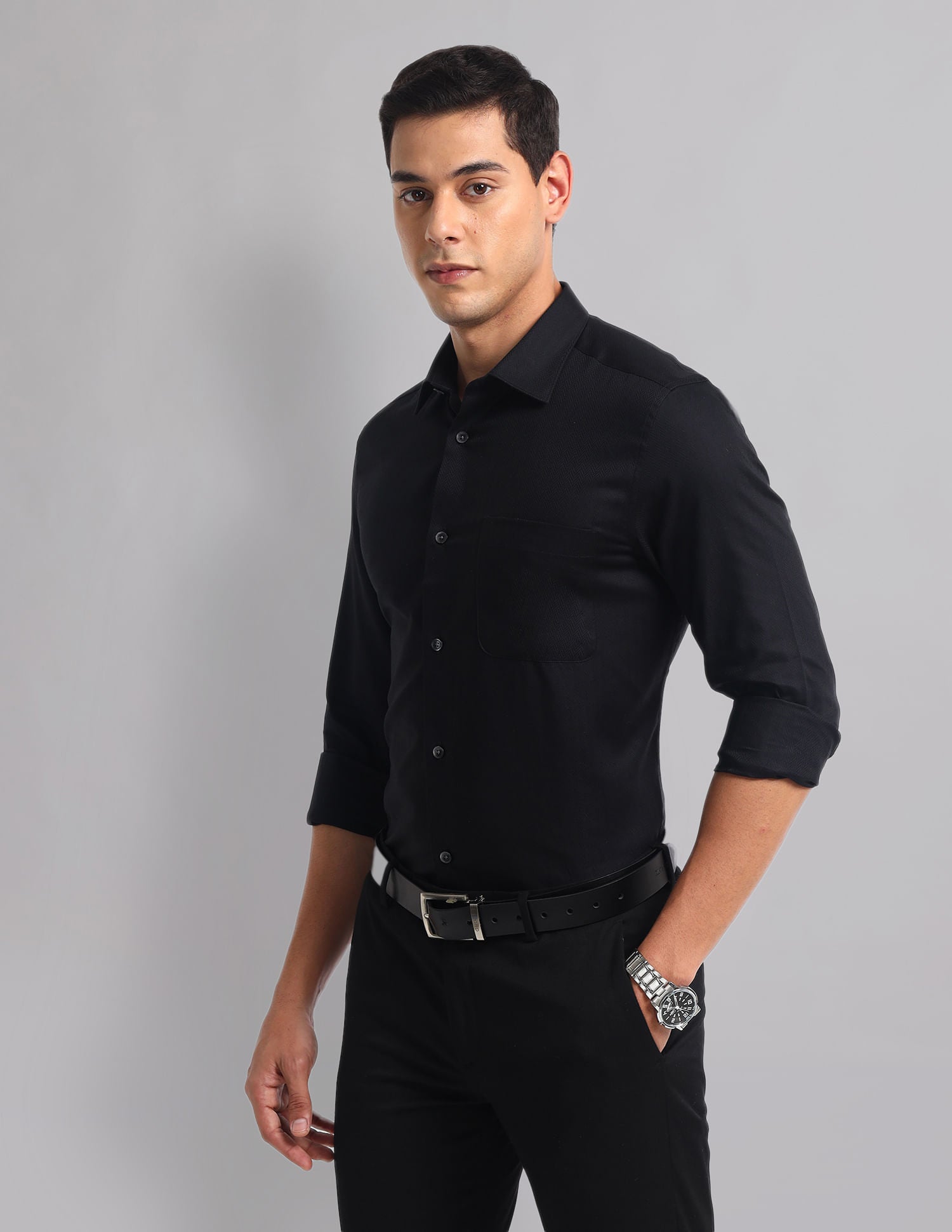 Stylish Long Sleeve Cotton Shirt