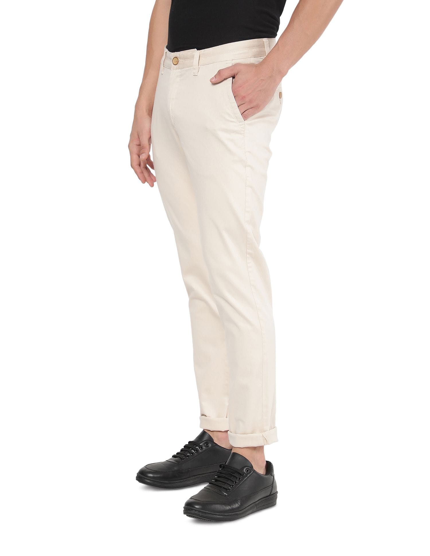 Modern Slim Fit Mid Rise Chinos