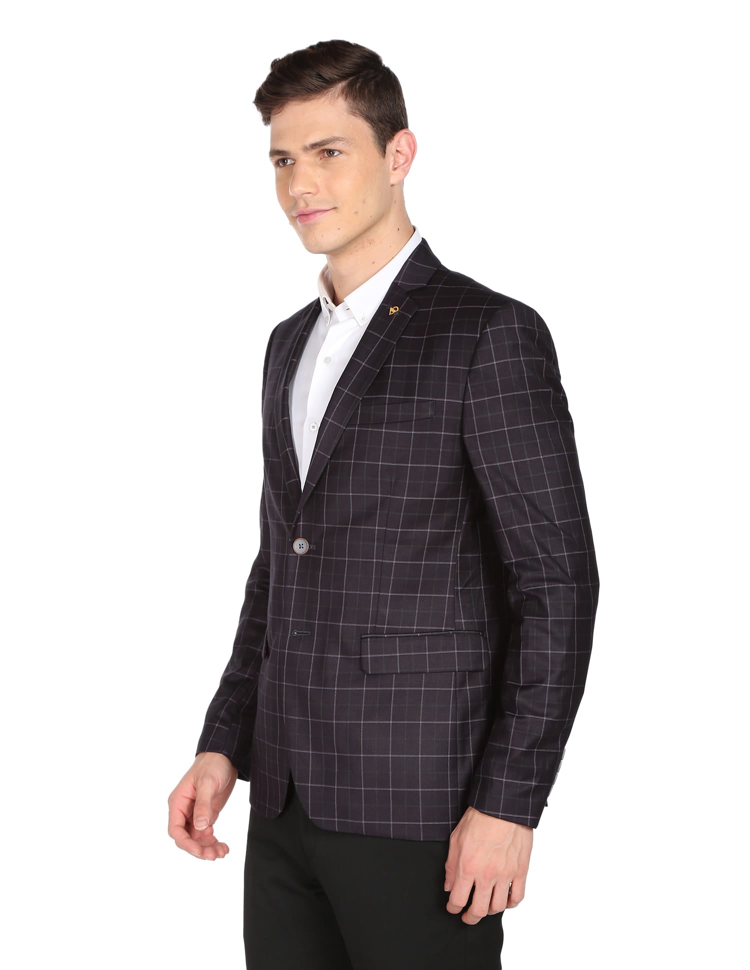 Tartan Check Twill Weave Blazer