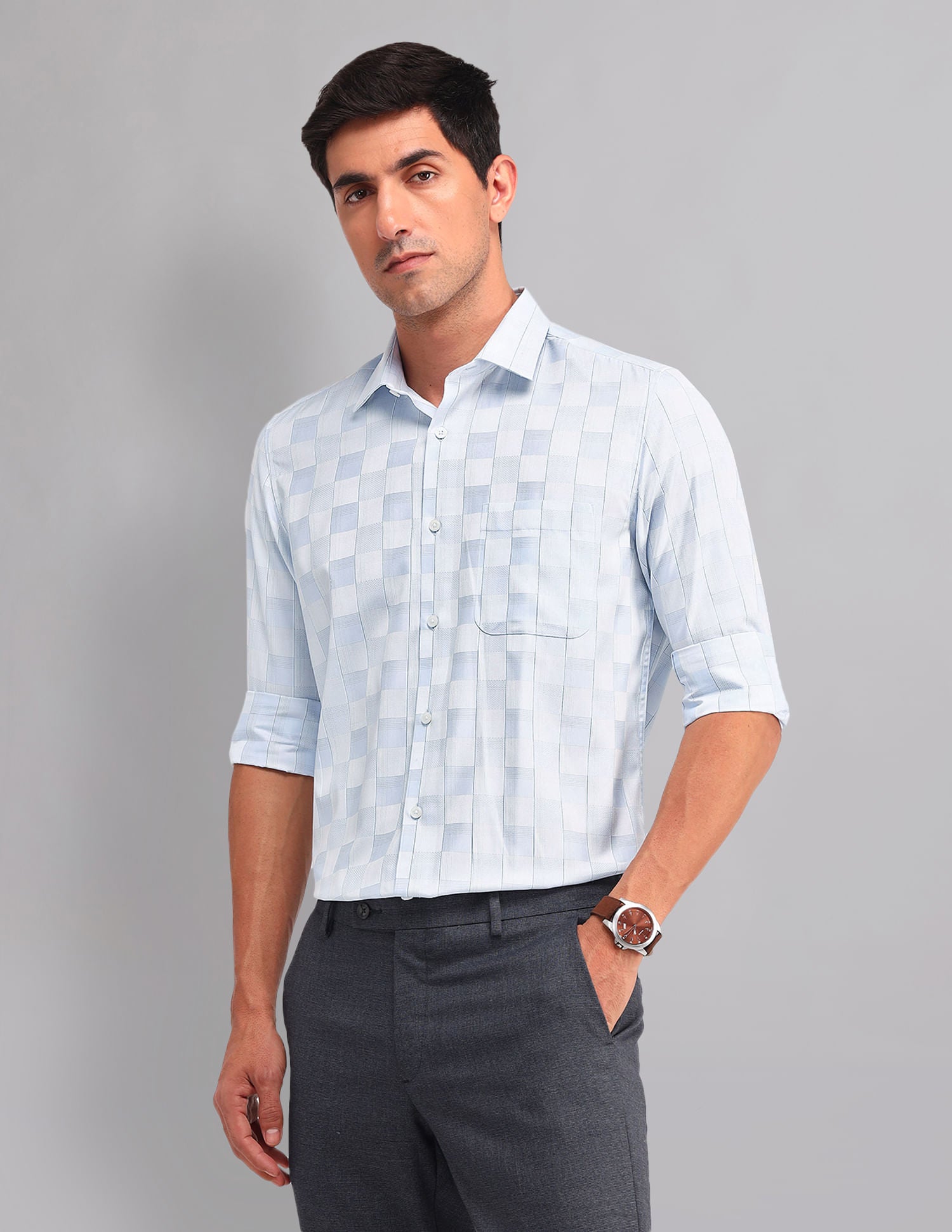 Everyday Essential Regular Fit Gingham Checked Shirt