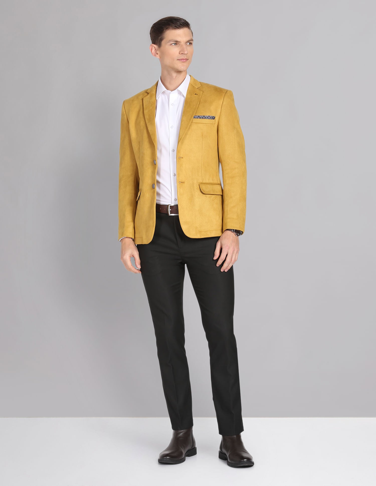 Style Vault Solid Performix Knit Blazer