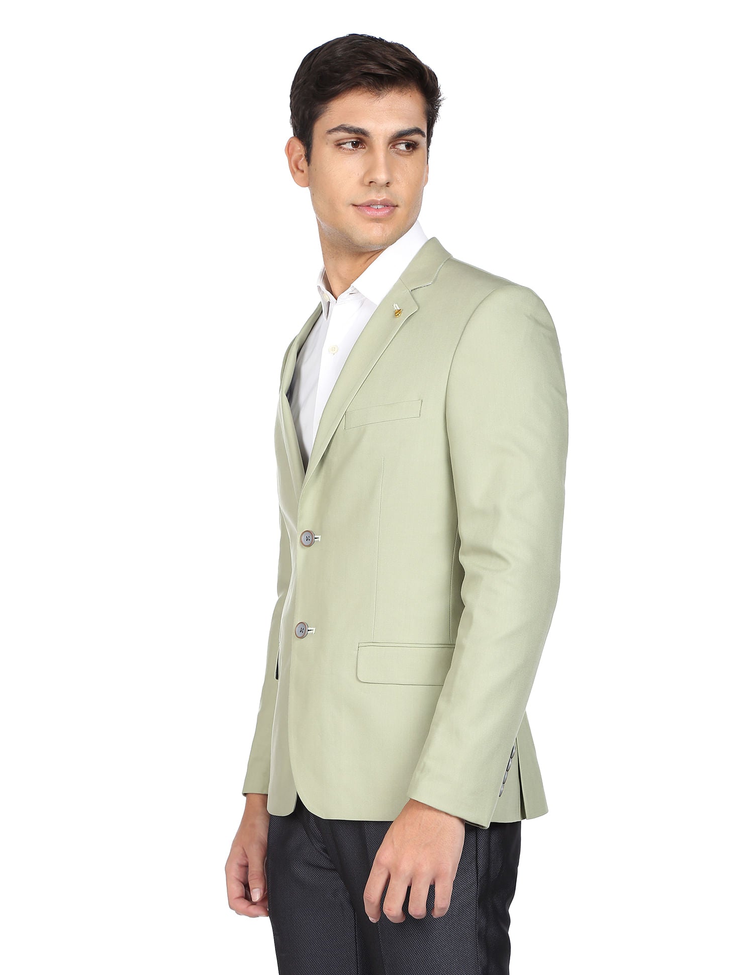 Urban Poise Tailored Regular Fit Twill Weave Blazer