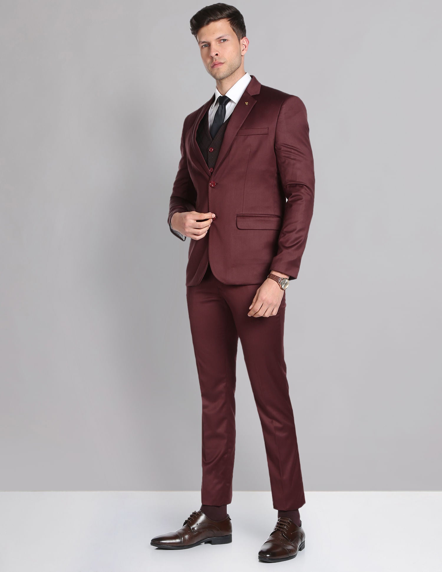 Wardrobe Edit Tailored Fit Versatile Three Piece Suit