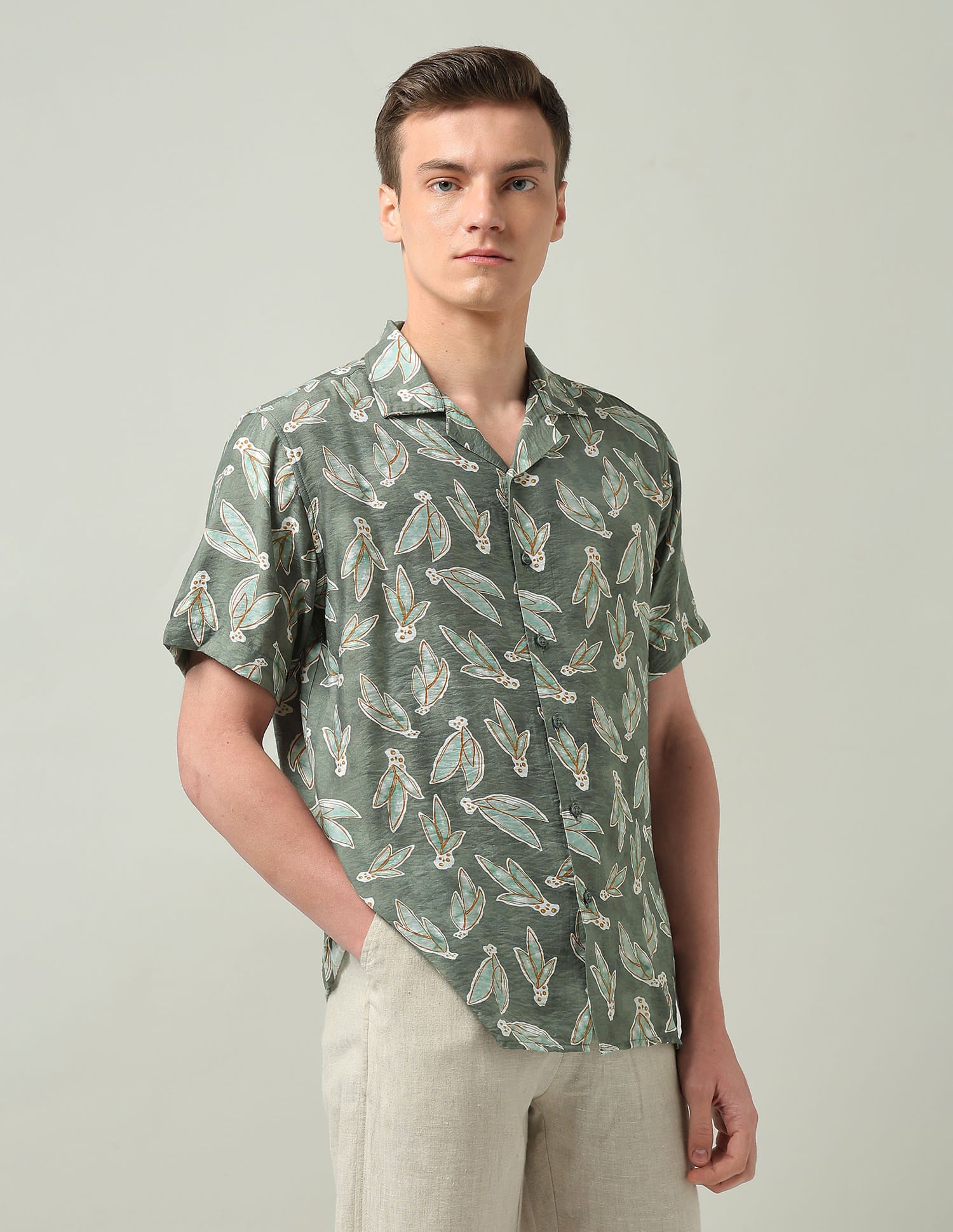 Modern Slim Fit Printed Shirt