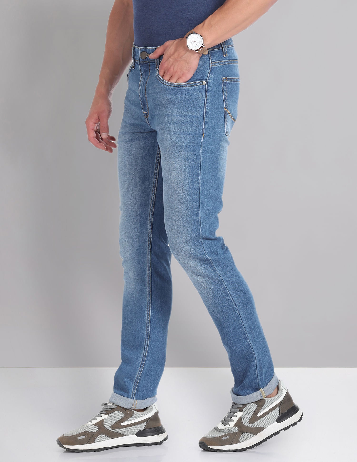 Refined Mid Rise Skinny Fit Jeans