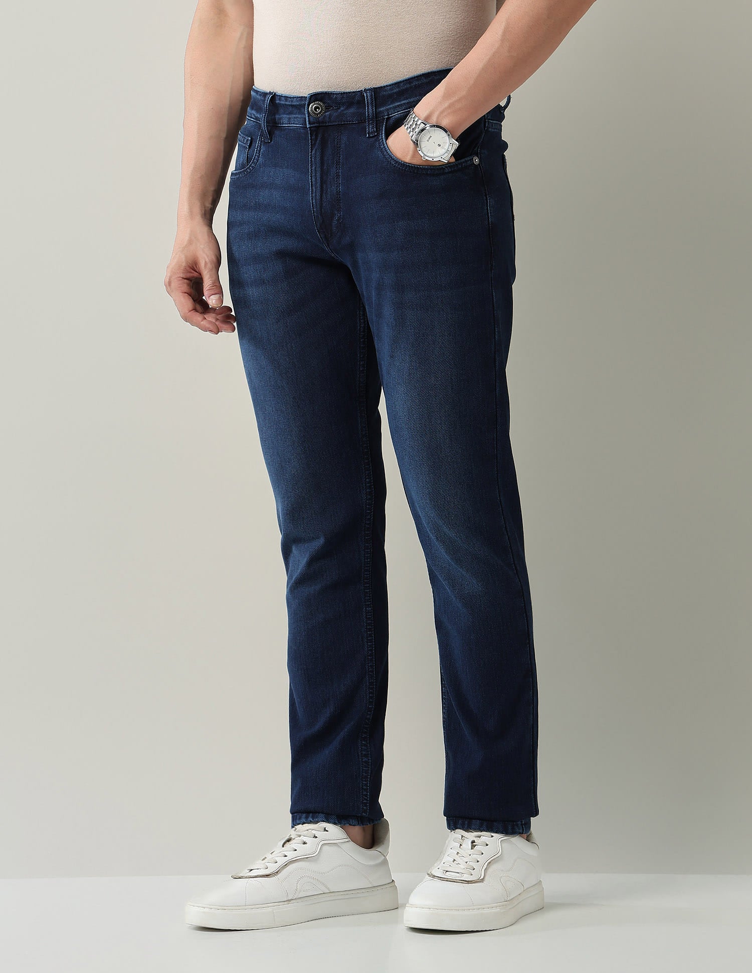 Mid Rise Slim Fit Jeans