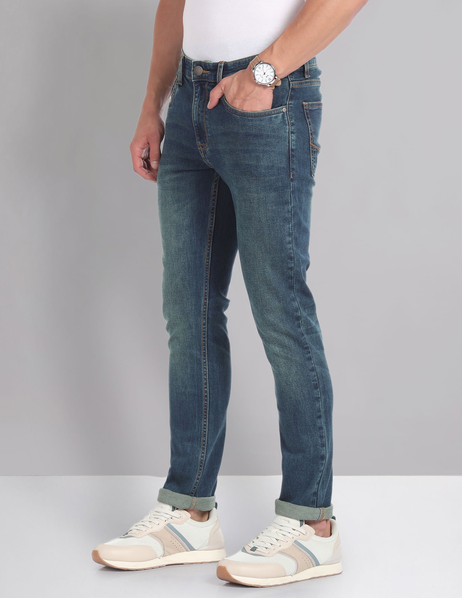 Refined Mid Rise Skinny Fit Jeans