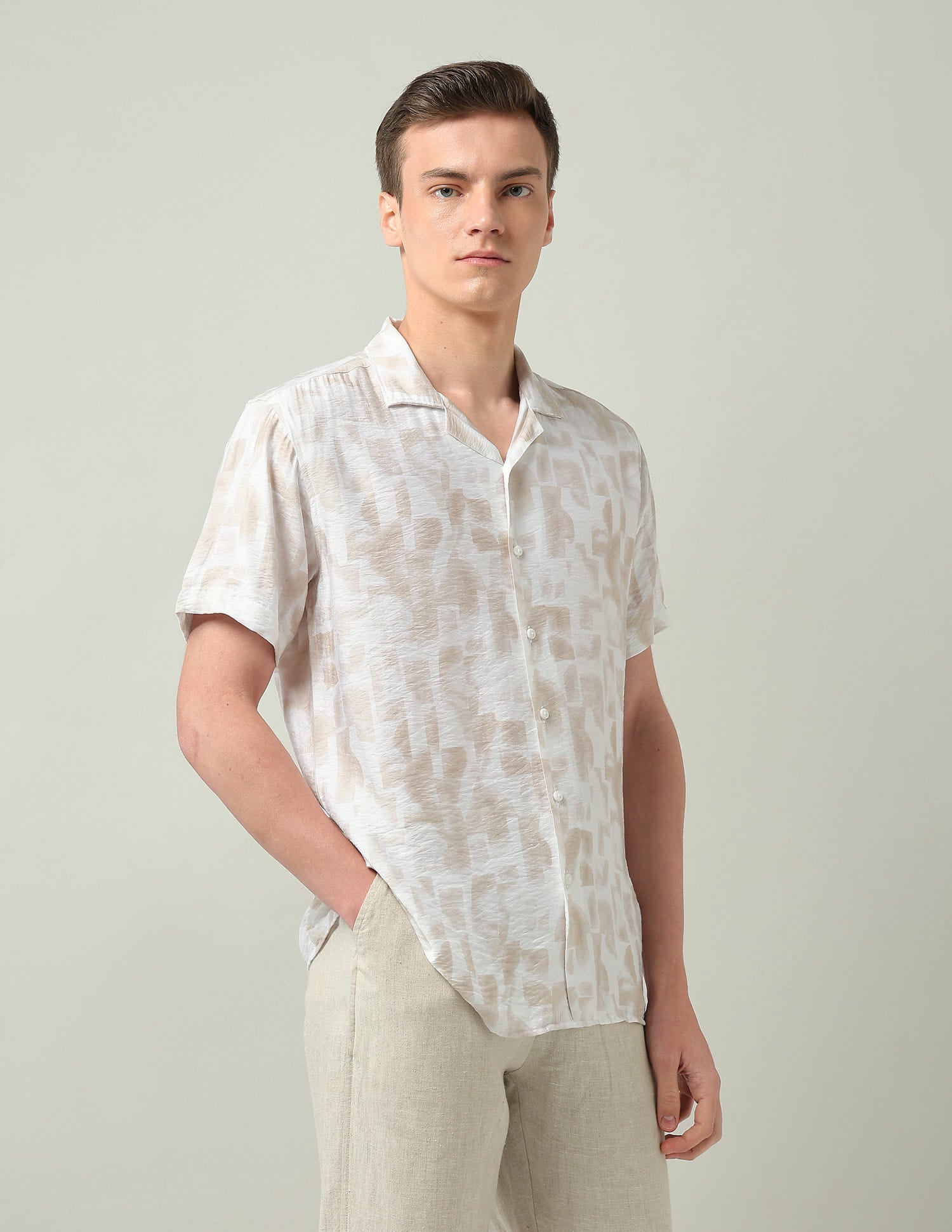 Modern Slim Fit Printed Shirt