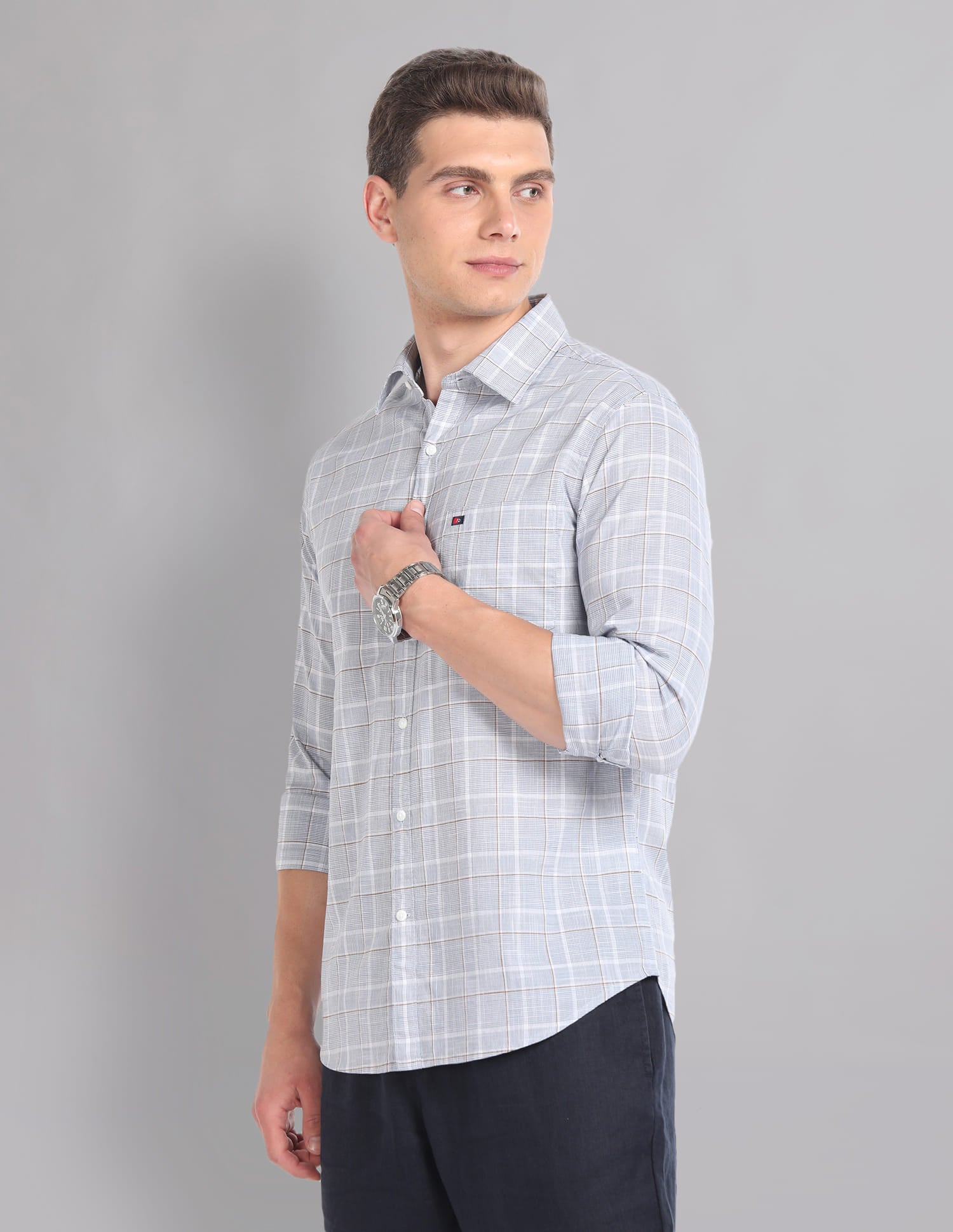 Tartan Check Pure Cotton Summer Shirt