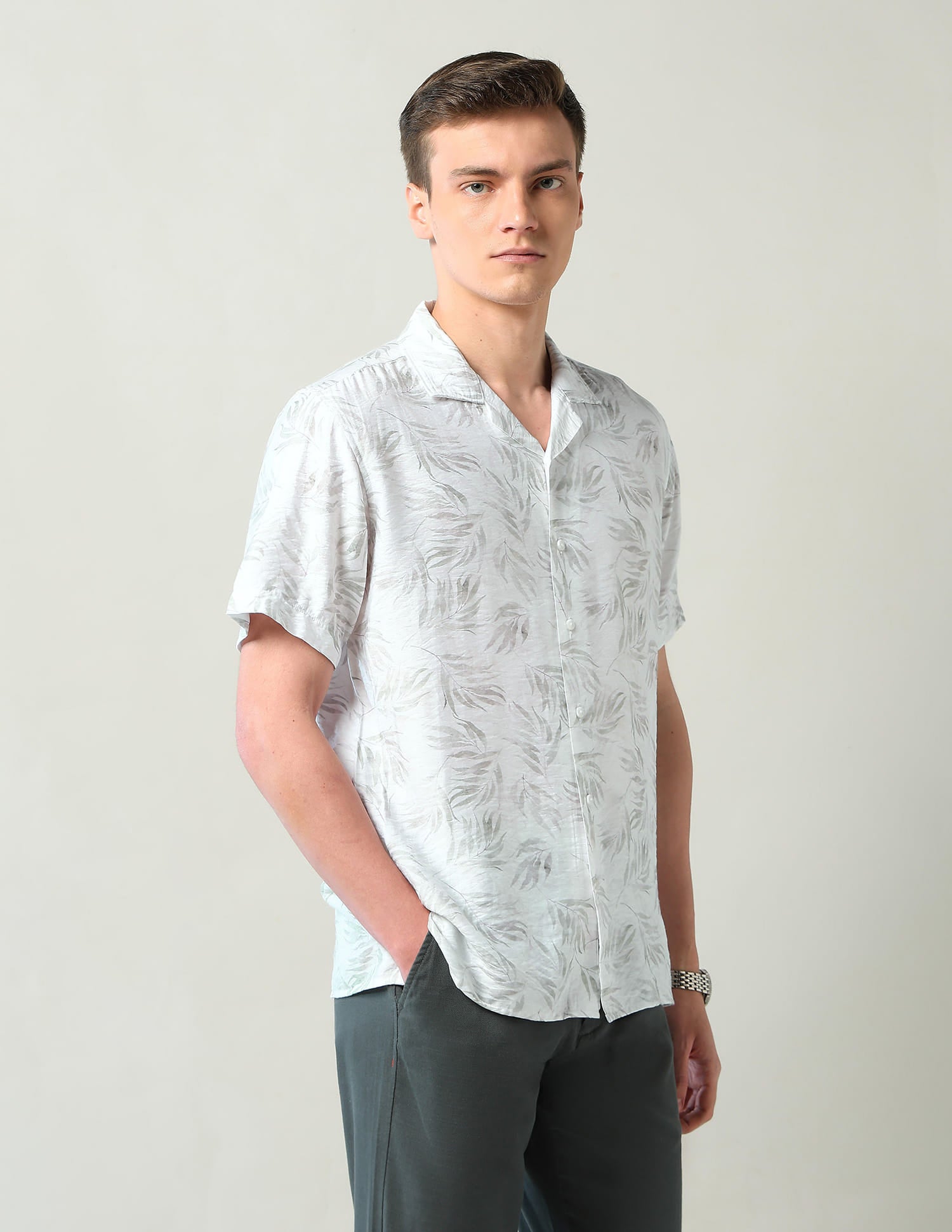 Modern Slim Fit Printed Shirt