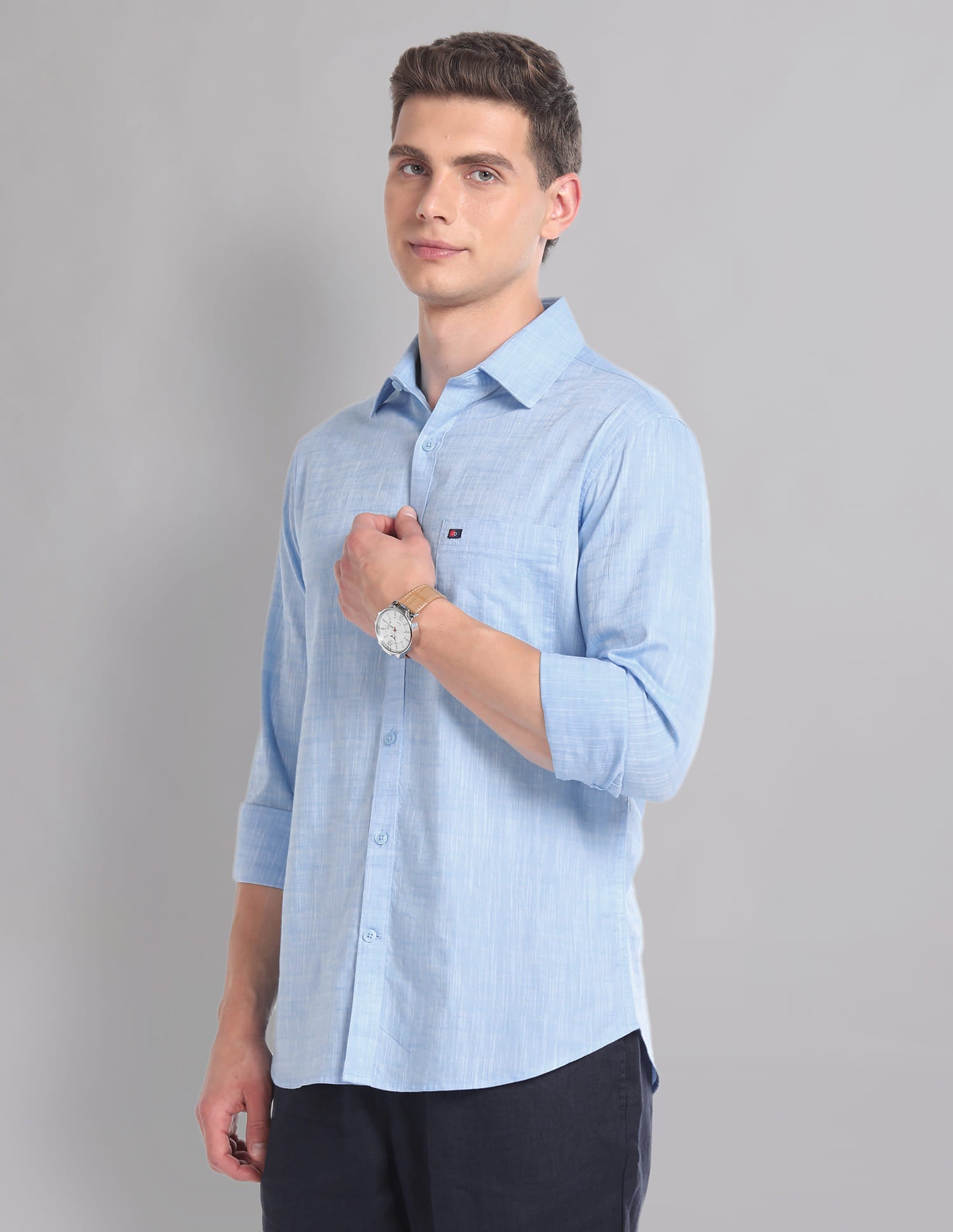 Patterned Slim Fit Summer Shirt