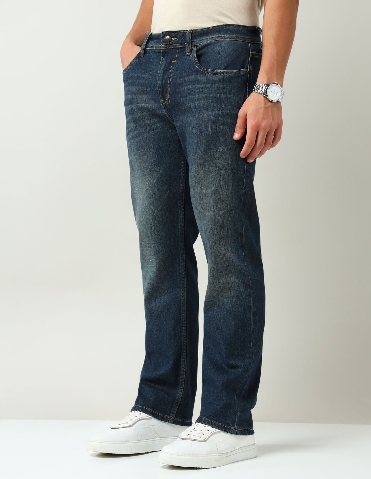Adventure-ready Mid Rise Slim Fit Jeans