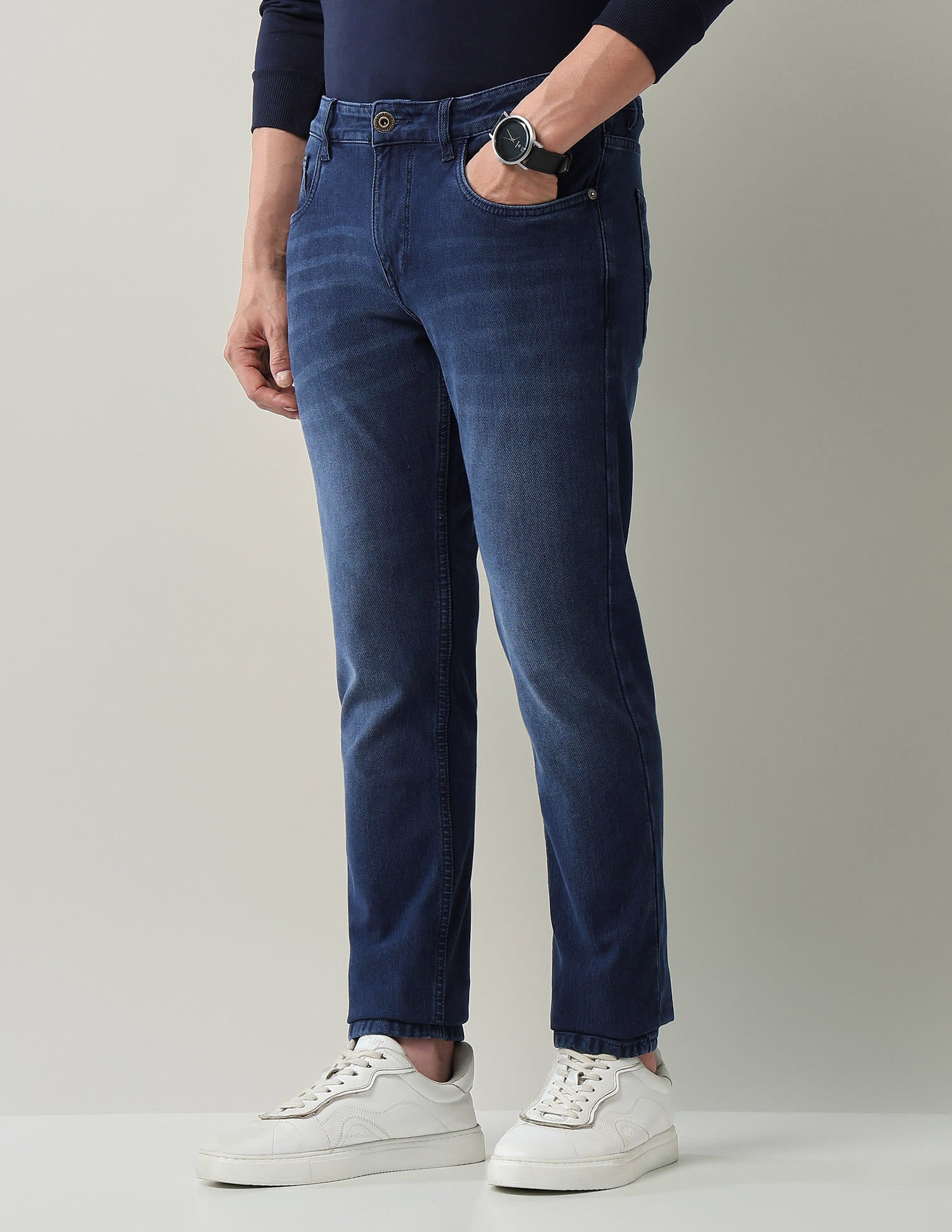 Mid Rise Slim Fit Jeans