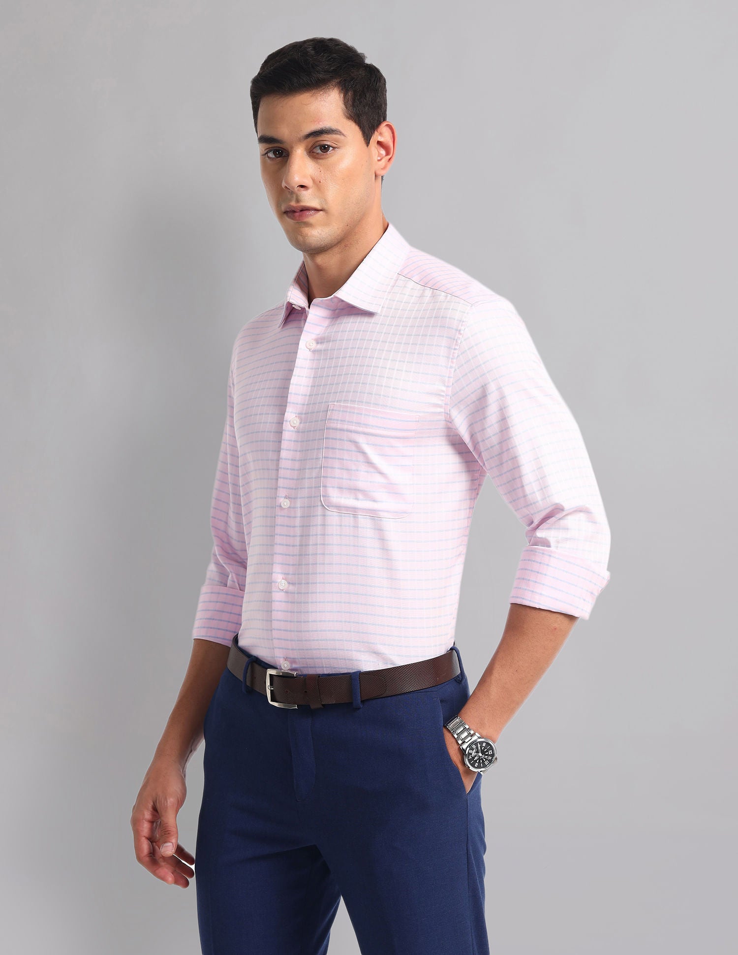 Everyday Staple Graph Check Cotton Shirt