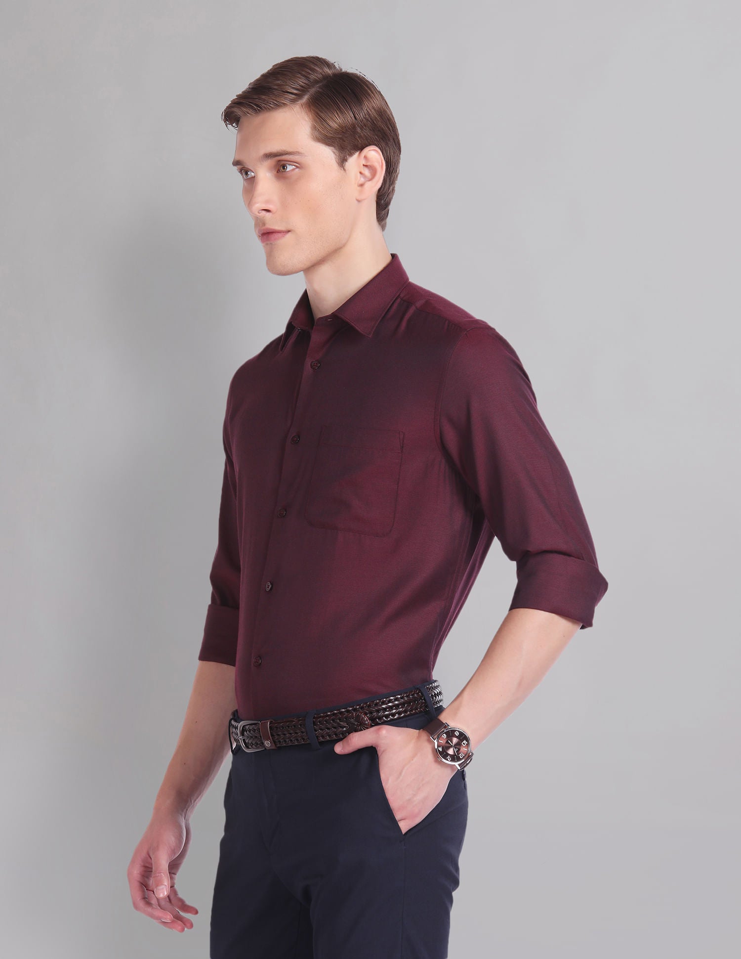 Contemporary Luxe Sartorial Dobby Shirt